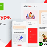 Gutentype 2.1.6 100% Gutenberg WordPress Theme for Modern Blog + Elementor.