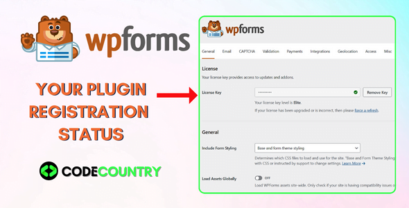 WPForms Pro With Original License Key For 1 Year Update Directly In Your WordPress Dashboard.
