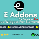 E Addons For Elementor Pro [Lifetime Update]