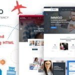 Immigo immigration and Visa Consulting WordPress Theme [Lifetime Update]