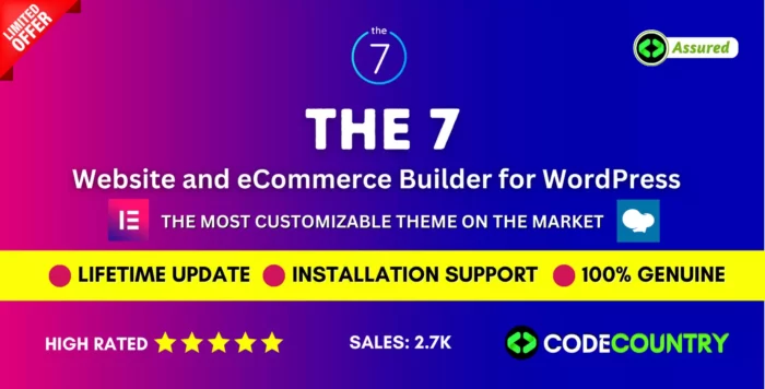 The7 Website and eCommerce Builder for WordPress
