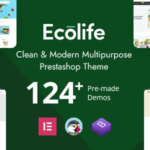 Ecolife Elementor Multipurpose Prestashop Theme With Lifetime Update.