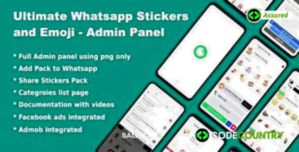 Whatsapp Telegram Signal Stickers and Animated Stickers – Admin Panel