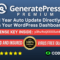 GeneratePress Premium With Original License Key For 1 Year Auto Update.