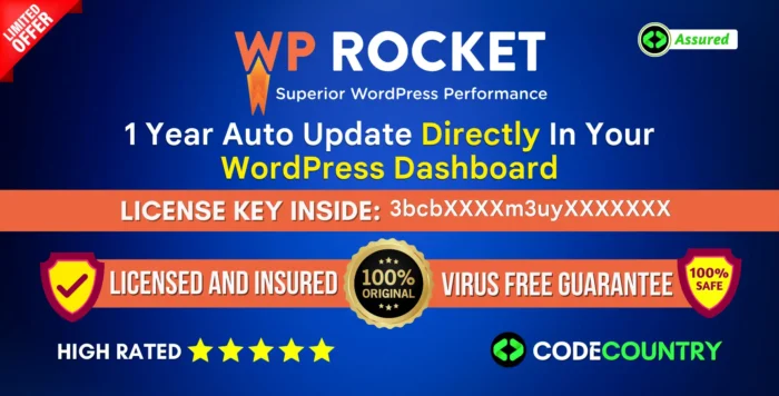 WP Rocket Activation With Key