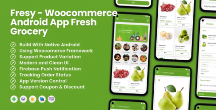 Fresy â€“ Woocommerce Android App Fresh Grocery