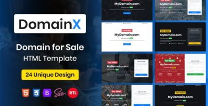 DomainX HTML Template for Domain Selling