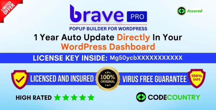 Brave Popup Builder Pro With Original License Key