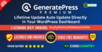 GeneratePress Premium With Original License Key For Lifetime Auto Update.