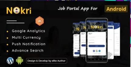 Nokri Job Board Native Android App