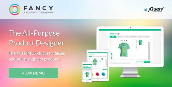 Fancy Product Designer jQuery With Lifetime Update