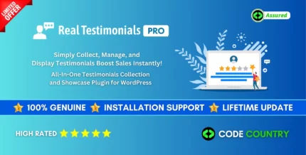 Real Testimonials Pro WordPress Plugin With Lifetime Update