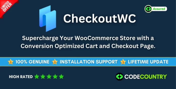CheckoutWC - Woocommerce Checkout Plugin With Lifetime Update