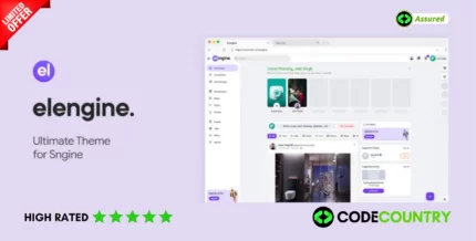 Elengine Theme for Sngine