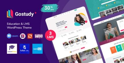 Gostudy Education WordPress Theme With Lifetime Update