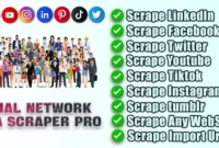 Social Network Data Scraper Pro 22.0.1