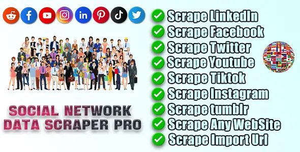 Social Network Data Scraper Pro 22.0.1
