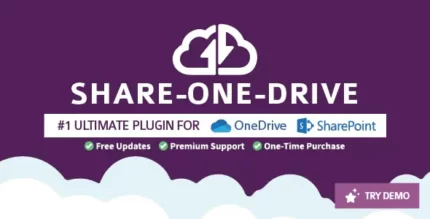 Share One Drive OneDrive Plugin for WordPress With Lifetime Update