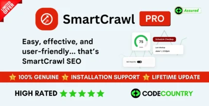 SmartCrawl Pro Wordpress Plugin With Lifetime Update.