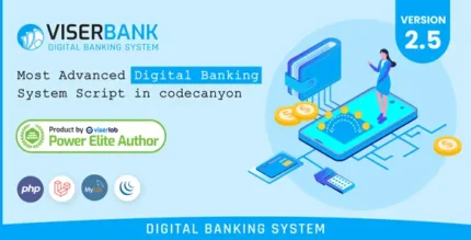 ViserBank Digital Banking System With Lifetime Update