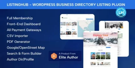 ListingHub - WordPress Business Directory Listing Plugin With Lifetime Update