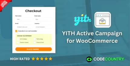 YITH Active Campaign for WooCommerce WordPress Plugin With Lifetime Update