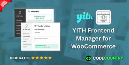 YITH Frontend Manager for WooCommerce WordPress Plugin Lifetime Update