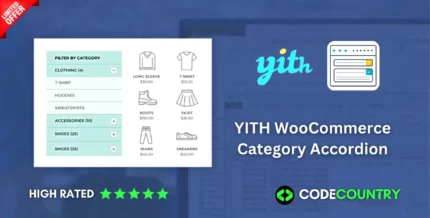 YITH WooCommerce Category Accordion WordPress Plugin With Lifetime Update
