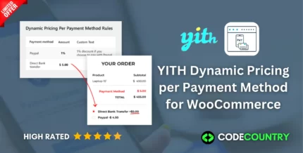 YITH Dynamic Pricing per Payment Method for WooCommerce WordPress Plugin With Lifetime Update