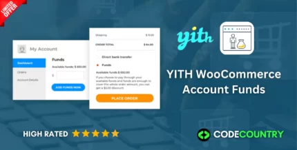YITH WooCommerce Account Funds WordPress Plugin With Lifetime Update