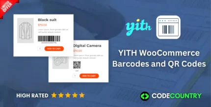 YITH WooCommerce Barcodes and QR Codes WordPress Plugin With Lifetime Update