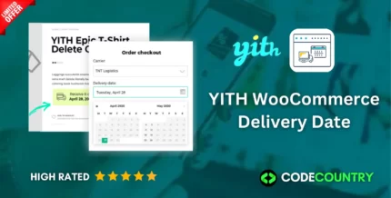 YITH WooCommerce Delivery Date WordPress Plugin With Lifetime Update
