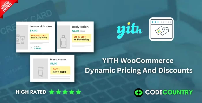 YITH WooCommerce Dynamic Pricing and Discounts WordPress Plugin With Lifetime Update