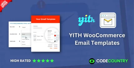 YITH WooCommerce Email Templates WordPress Plugin With Lifetime Update