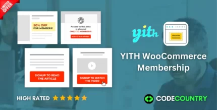 YITH WooCommerce Membership Wordpress Plugin With Lifetime Update