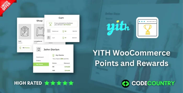 YITH WooCommerce Points and Rewards WordPress Plugin With Lifetime Update