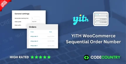 YITH WooCommerce Sequential Order Number WordPress Plugin With Lifetime Update