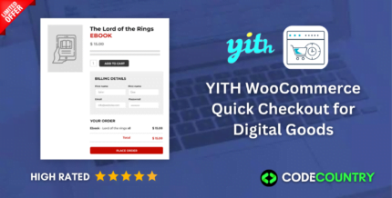 YITH WooCommerce Quick Checkout for Digital Goods WordPress Plugin With Lifetime Update