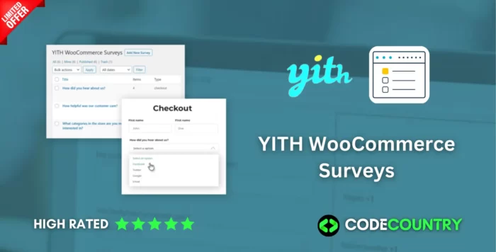 YITH WooCommerce Surveys WordPress Plugin With Lifetime Update