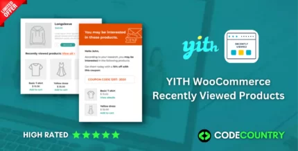 YITH WooCommerce Recently Viewed Products WordPress Plugin With Lifetime Update