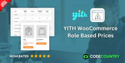 YITH WooCommerce Role Based Prices WordPress Plugin With Lifetime Update