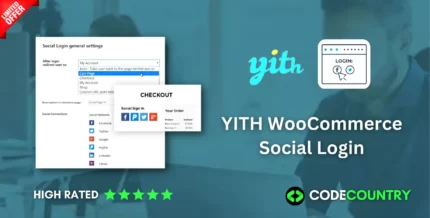 YITH WooCommerce Social Login WordPress Plugin With Lifetime Update