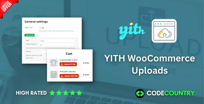 YITH WooCommerce Uploads WordPress Plugin With Lifetime Update