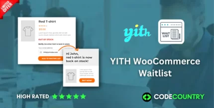 YITH WooCommerce Waitlist WordPress Plugin With Lifetime Update