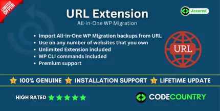All-in-One WP Migration URL Extension WordPress Plugin With Lifetime Update