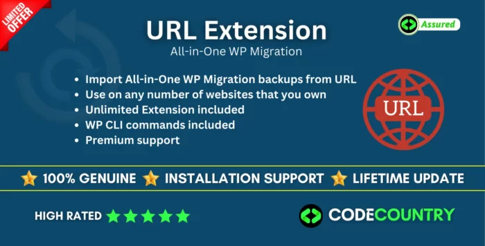 All-in-One WP Migration URL Extension WordPress Plugin With Lifetime Update