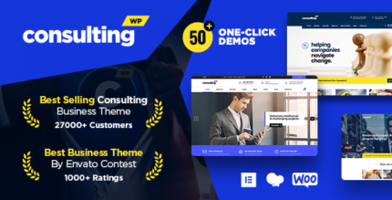 Consulting Business, Finance WordPress Theme