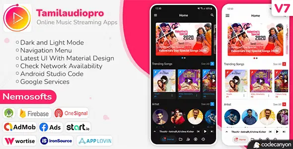 Tamilaudiopro 6.1 Online Music Streaming Apps With Lifetime Update.