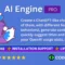 AI Engine Pro ChatGPT Chatbot, GPT Content Generator With Lifetime Update.