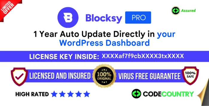 Blocksy Pro With Original License Key
